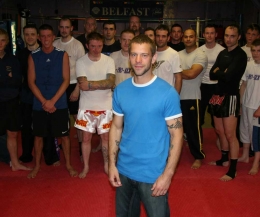 Team mates stand fast behind Prokick fighter Gary Hamilton