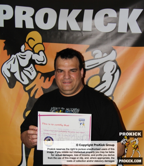 Tibor Cervenak, New ProKick Yellow Belt.