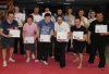 ProKickers from Advanced Beginner To Orange belt gathered together today, St Patrick's Day 2012 at ProKick HQ