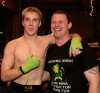 Greg Thornton with one of his team Mr John Fox - Greg was in great form after his win over Robert Regulinski by TKO