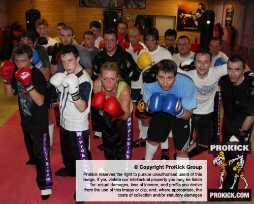 The sparring course at the end of week 2