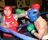 ProKick's Karl McBlain throws a hard right hook towards Kilkenny's Johnny McCabe during their boxing fight in Kilkenny