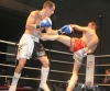 ProKick fighter Karl McBlain takes a hard roundhouse from Bryan Merrigan