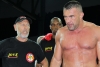 Jerome Le Banner awaits the judges decision after a hard 5 rounds with Stefan Leko