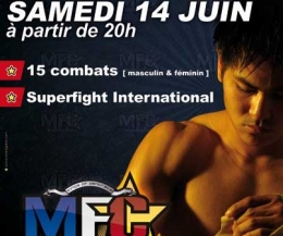 Mixed Martial Arts Championship in France on June 14th, featuring fighters from all over Europe