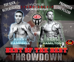 The Show is at the UpSky Hotel NYC that's where the WKN world Champ, Belfast-Boy Gary Hamilton will face a former full-contact world champion Bobby Campbell.