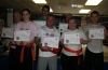 New green belts were put through a tough grading for nearly 3 hours