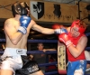 ProKick's Peter Rusk lands a hard left jab during his first boxing fight in Kilkenny