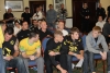 Fighters and coaches listen in to the rules and regulations for the Katana 4 'Bushido' event