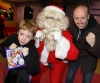 Alex McGreevy, senior and junior, posing for a happy photo with the main man himself Santa Claus