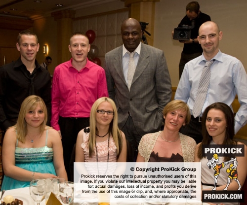 It was the ProKIck Members and friends and family who met with K1 King Mr perfect Ernesto Hoost