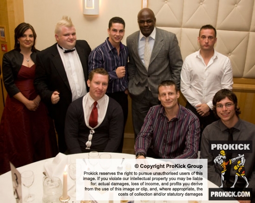 It was the ProKIck Members and frriends who met with K1 King Mr perfect Ernesto Hoost