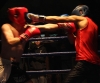 ProKick's Tom McKee landing a simultaneous left jab during his boxing fight in Kilkenny