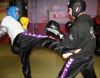 ProKick members Alex McGreevy and Lee Morrison sparring on the second week of ProKick HQ's level 1 sparring course.