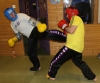 ProKick members Alex McGreevy and Chris Hand sparring on the second week of ProKick HQ's level 1 sparring course.