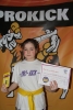 Amy Donald, new Junior Orange belt.