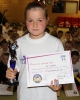One of the ProKick Junior trophy winners Amy Donald