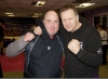 ProKick head coach Billy Murray with Swiss promoter and long time friend Nicolas at ProKick HQ