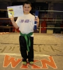 ProKick new junior Blue Belt, Mason Spence.