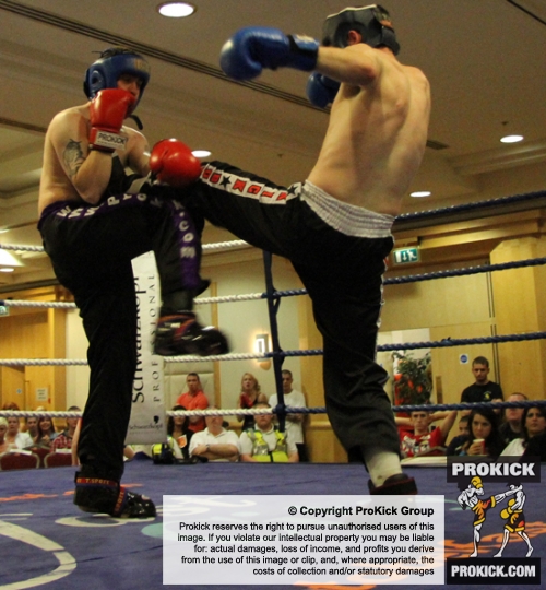 David Fisher (Right) in action at the Hilton event in Belfast on June 26th 2011