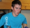 An R.B.A.I footballer keeps his composure in a hard workout