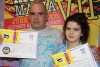 David and AMy Filer. Dad and Daughter and now also ProKick Yellow Belts