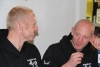 ProKick fighters Darren McMullan and Stuart Jess relax before lunch