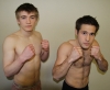 David Bird and Swiss opponent Mattio Lo Valvo hit the scales at a trim 60kg