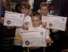 The boys of the kickboxing fanatic Eyre family grab their Orange Belts