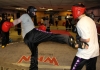 ProKick member Gareth Johnston sparring on the fourth week of ProKick HQ's level 1 sparring course.