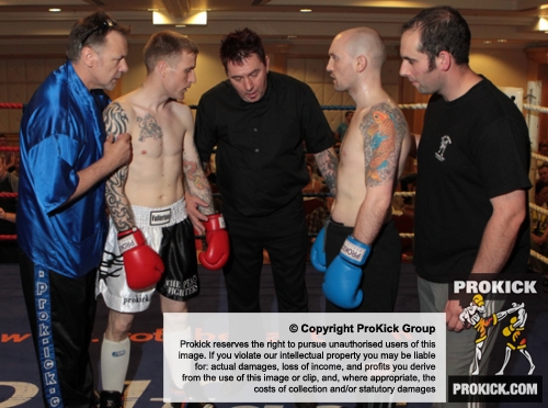 Gary Fullerton faces off against New Breed event opponent Chris Coyle