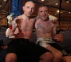 Gary Fullerton post fight with opponent Chris Coyle