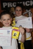 Garyn and Kelsey McAllister, brother and sister and also new Junior Orange belts.