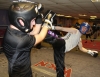 ProKick members Gerard Lavelle and Steven Forde sparring on the final evening of ProKick HQ's Level 2 Sparring Class.