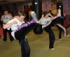 ProKick junior green belts working hard for their blue belt grading.