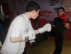 ProKick member Jamie McCusker sparring with one of his team mates sparring at ProKick HQ