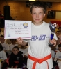 One of the ProKick Junior trophy winners Jordan Eyre at the monthly ProKick Kids Fun Day