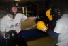 ProKick members Johnny Wightman and David Jones sparring on the fourth week of ProKick HQ's level 1 sparring course.