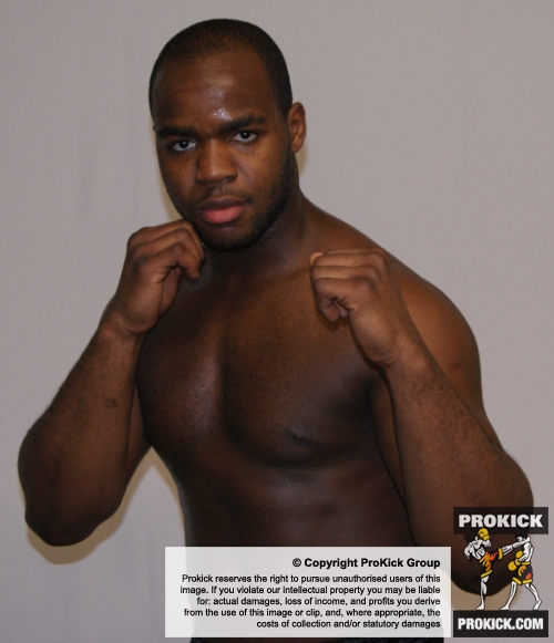 Kenneth Okungbowa fights out of Wolfpack Kickboxing in Athlone