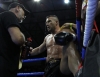 Jerome Le Banner prepares for another hard round against Stefan Leko