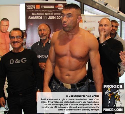 Jerome Le Banner tips the scales at an impressive 115kg