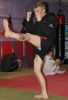 ProKick member Lee Morisson giving it his all at the ProKick HQ Adult Grading