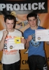 New ProKick Orange belts and brothers Gareth and Jason McCauley.