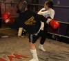 Matthew McAlees Throws A High Roundhouse Kick