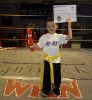 ProKick new junior Orange Belt, Nathan Quinn.