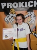 New ProKick Orange belt Cathryn Greenwood.