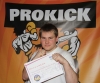 New ProKick Orange belt Paul Ricketts.