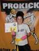 New ProKick Orange belt Vicky Walton.