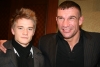 Ring legend Peter Arets with up-n-coming star Northern Ireland's Mark Bird at the K1 WGP Japan