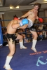 ProKick's Peter Rusk in action against France's Franck Langlasse in ProKick's October 30th 'Fright Night' event